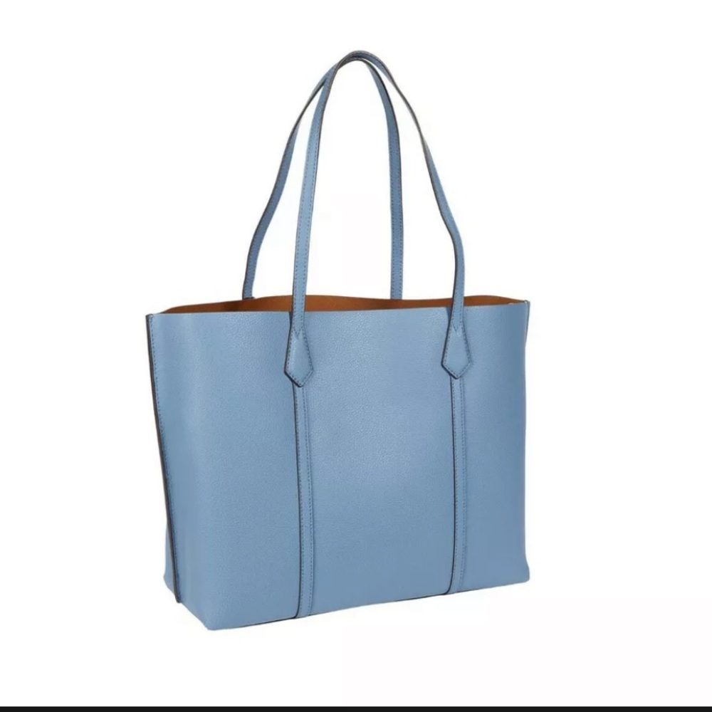 Tory Burch Perry Triple Compartment Tote Blue Yonder NWT